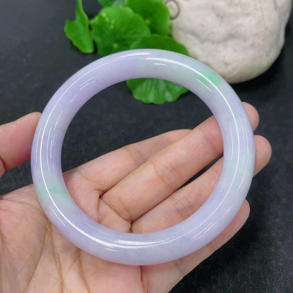 Jadeite Round Bangle Size 59.2mm Total Weight Approx. 70.43g