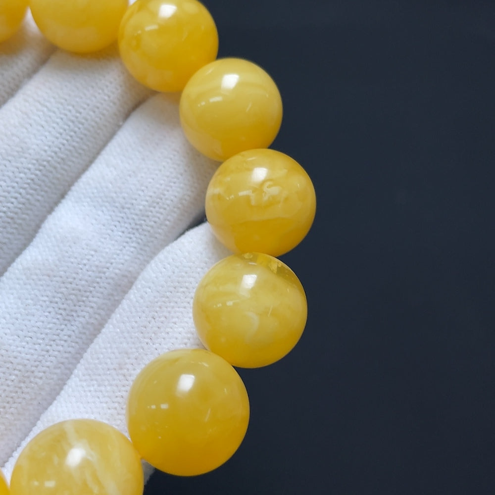 Amber Beeswax Bracelet