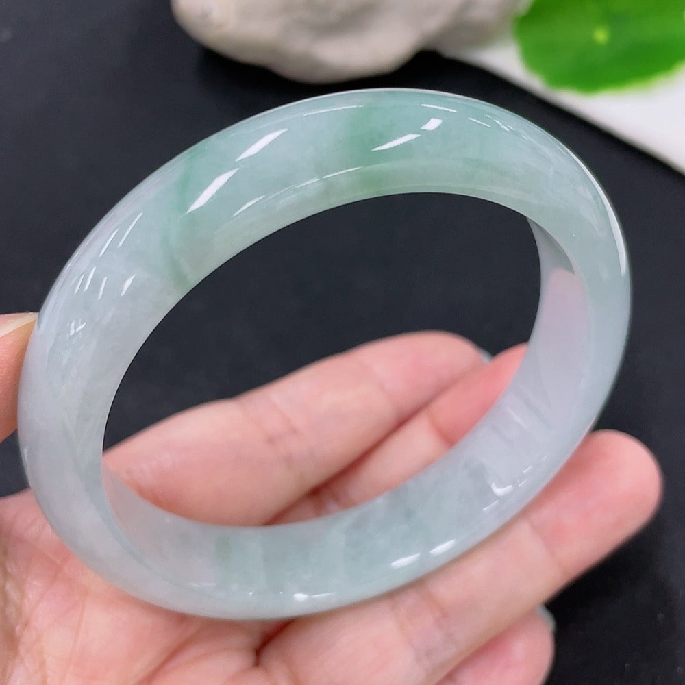 Jadeite Round Bangle Size 57.3 Total Weight Approximately 53.9g