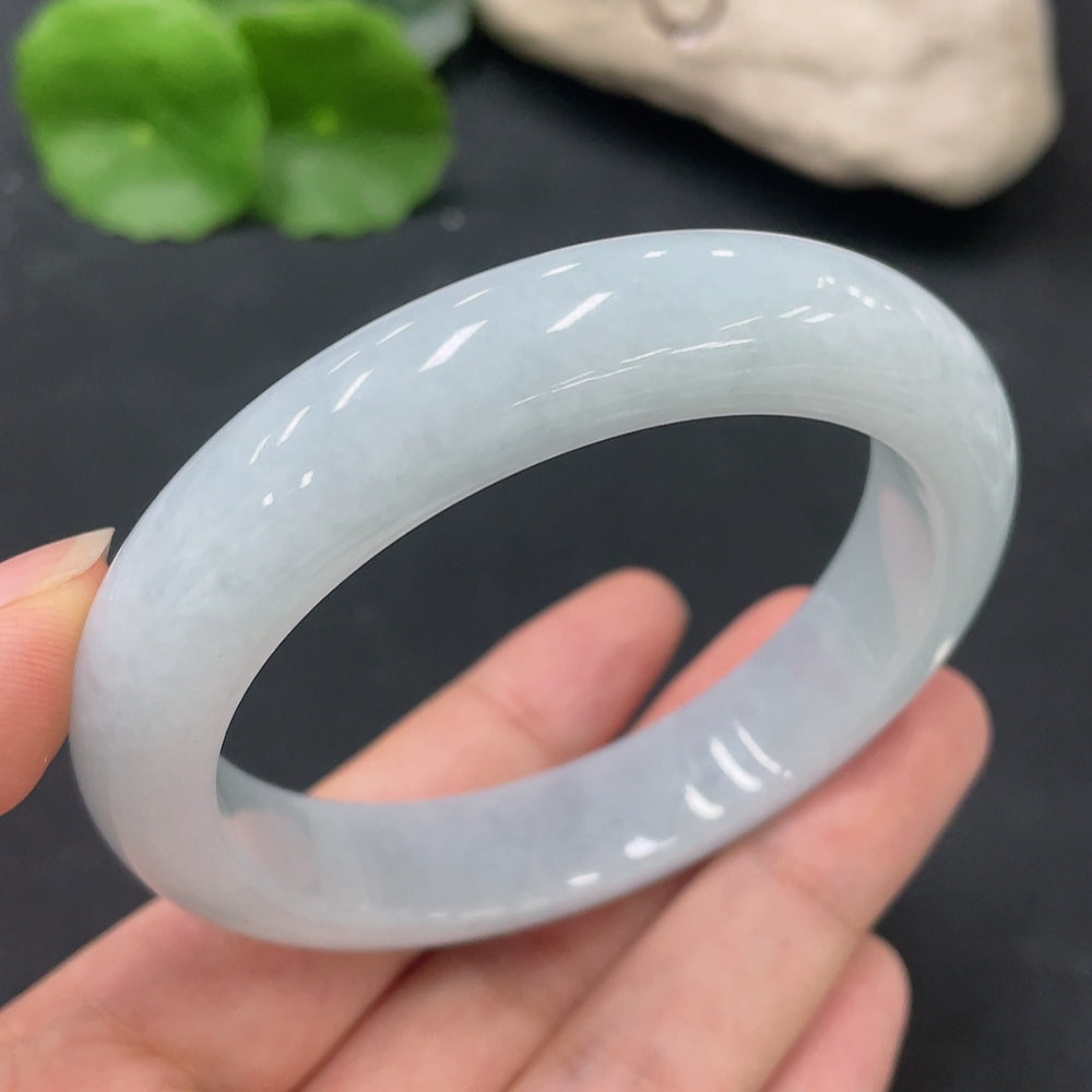 Jadeite Round Bangle Total Weight Approx.63.66g Size57
