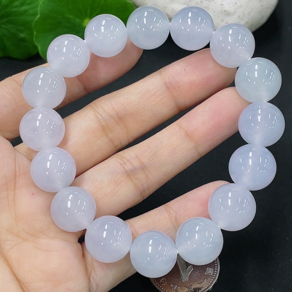 Jadeite Bracelet Approx. 12.5mm Total Weight Approx. 52.4g