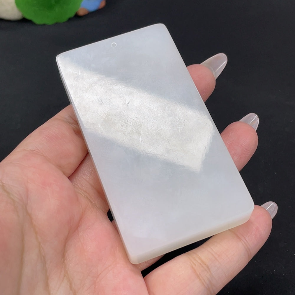Hetian Jade Pendant Dragon Plaque Total Weight Approx. 119.3g