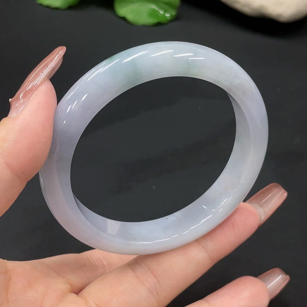 Jadeite Round Bangle Size 56.2 Total Weight Approx. 51.44g