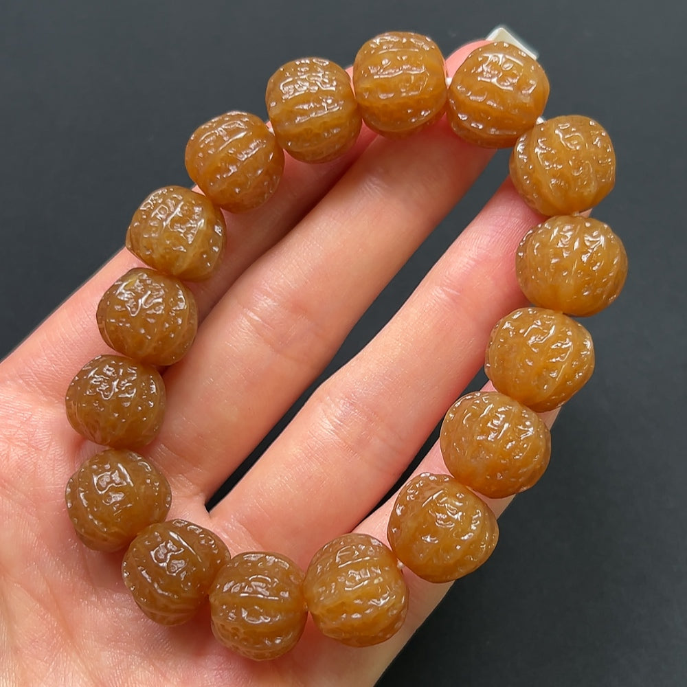 Hetian Jade Walnut Bracelet