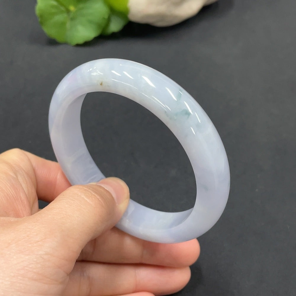 Jadeite Round Bangle, Size 56, Total Weight 59.923g