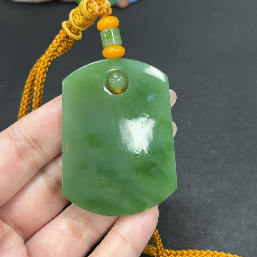 Hetian Jade Pendant, Plain Pendant