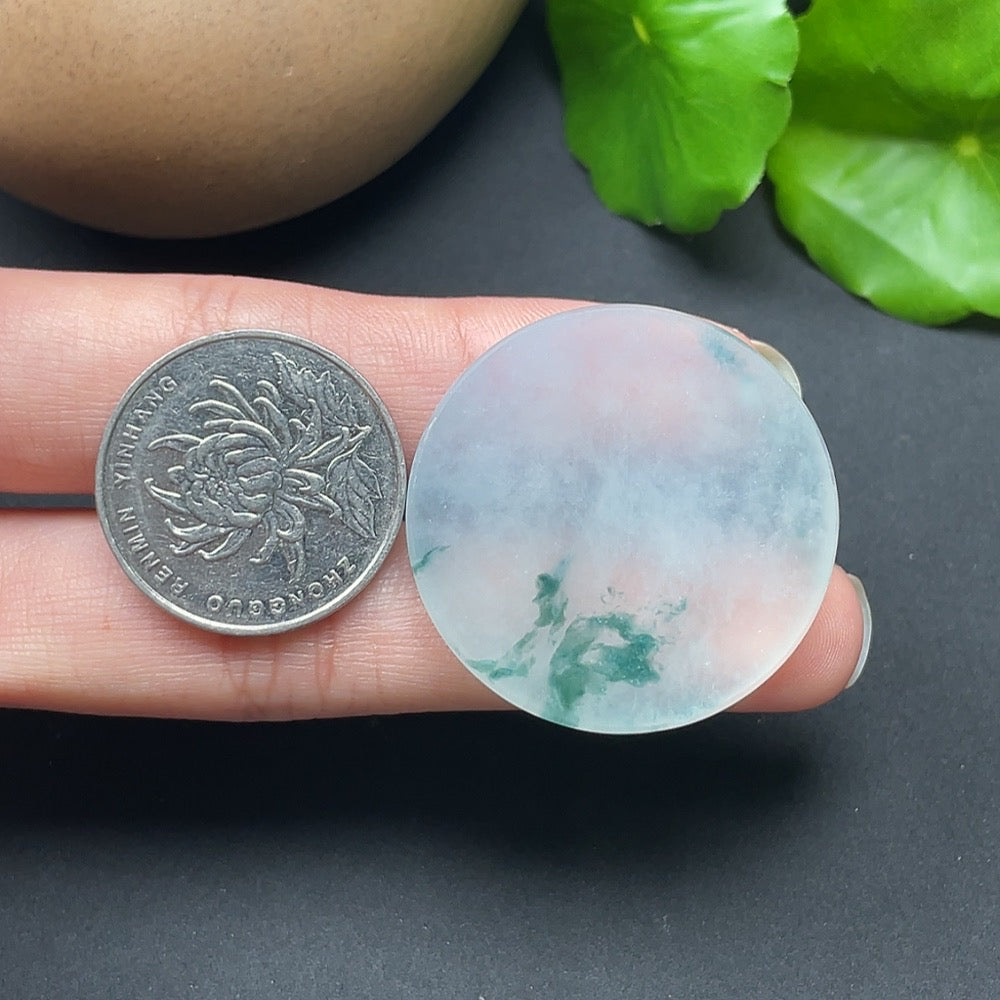 Jadeite Plain Pendant Total Weight Approx. 17.72g