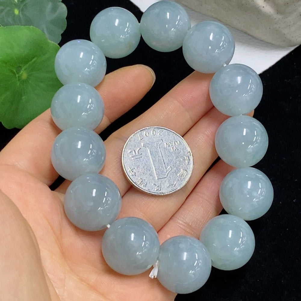 Jadeite Bracelet Approx. 18.2mm Total Weight Approx. 135.96g