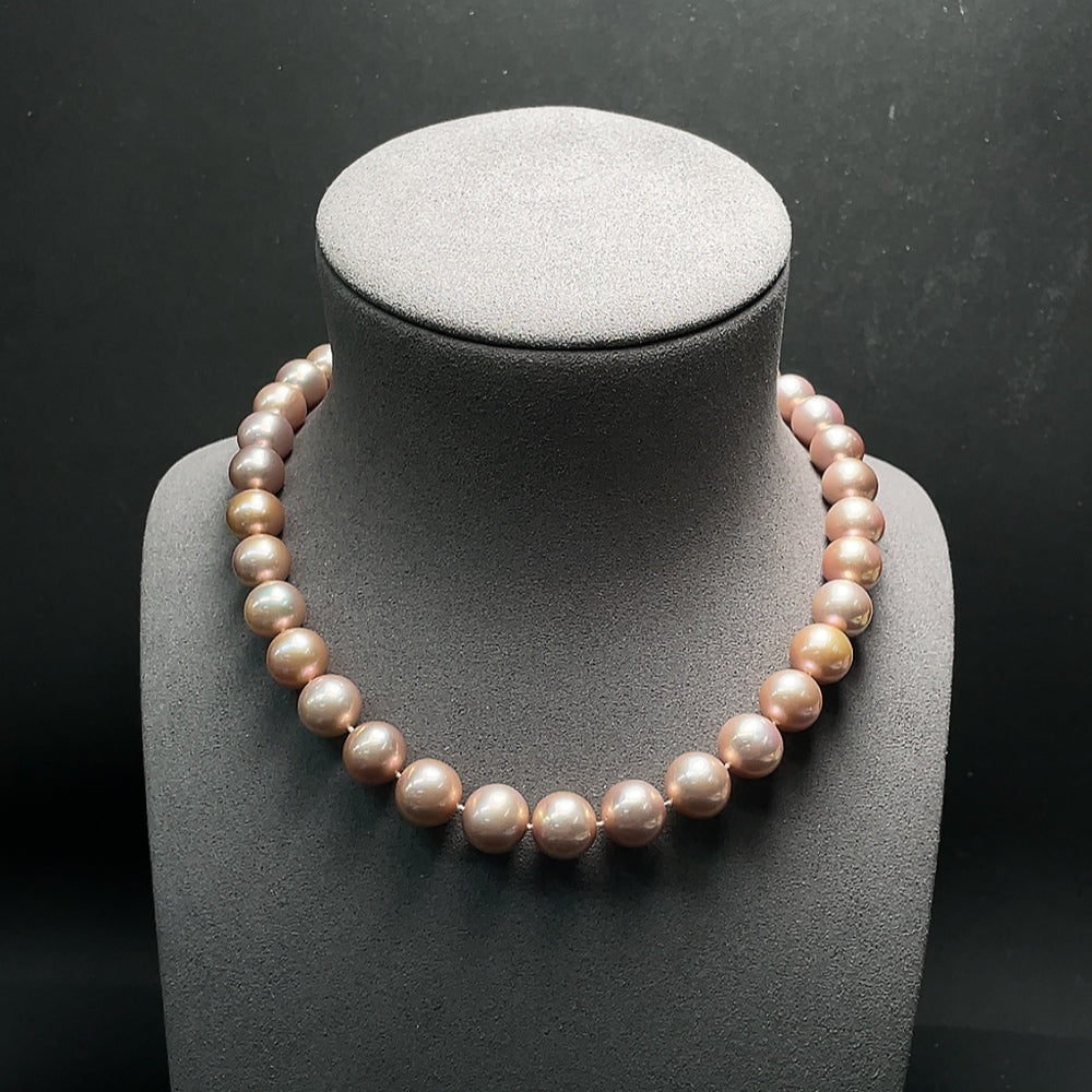 Pearl Necklace Non-Gold Size About 13.1mm