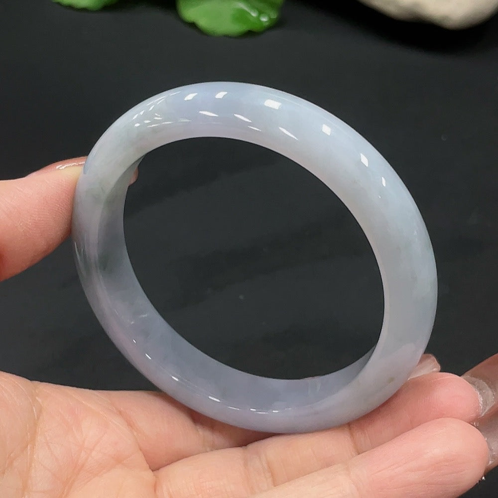 Jadeite Round Bangle Size 56.2 Total Weight Approx. 51.44g
