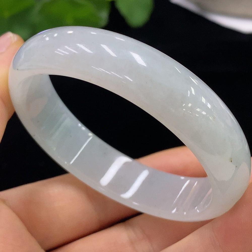 Jadeite Imperial Concubine Bangle Size 56.6/52.5 Total Weight Approx. 45.26g