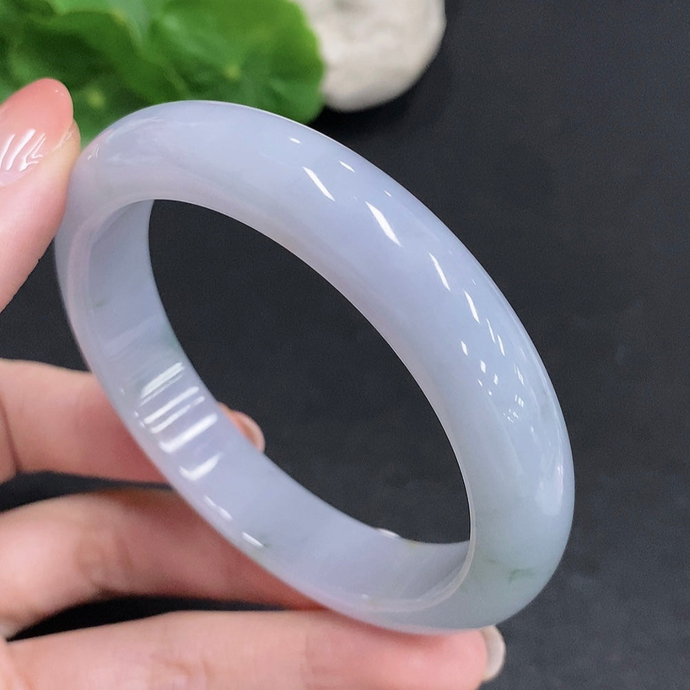 Jadeite Round Bracelet Total Weight Approximately 57g Size 57.5