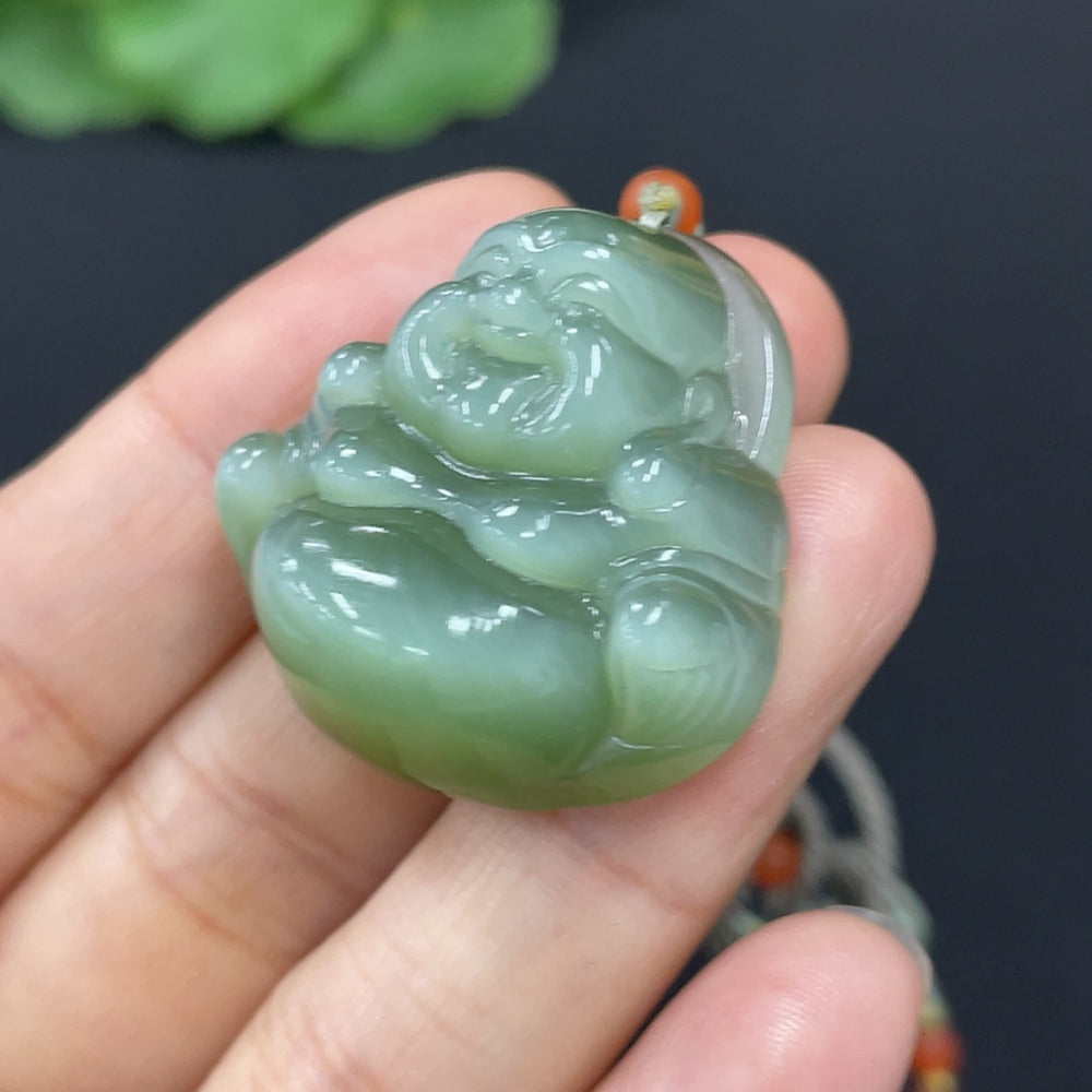 Hetian Jade Jasper Pendant - Buddha