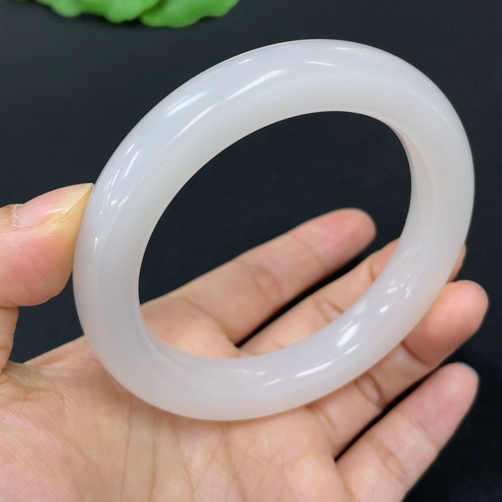 Hetian Jade Round Bracelet