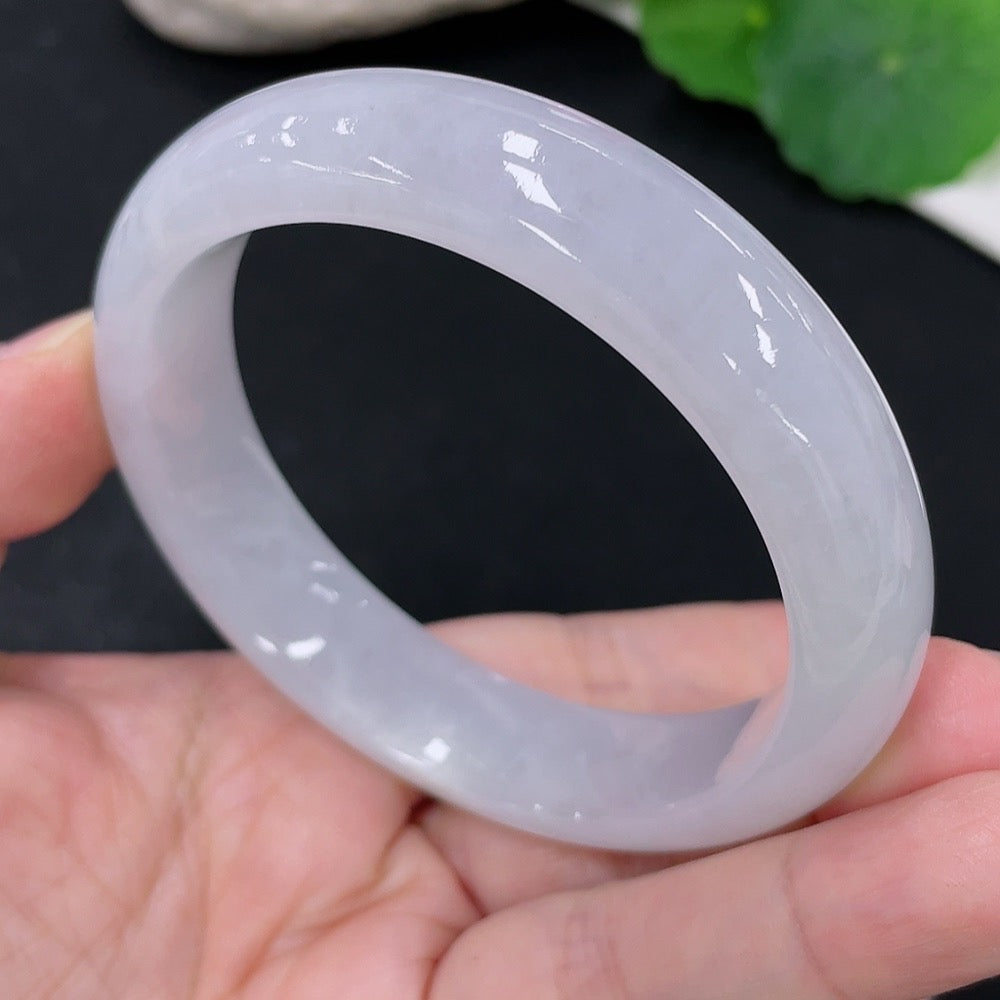 Jadeite Round Bangle Size 57.1 Total Weight Approx.63g