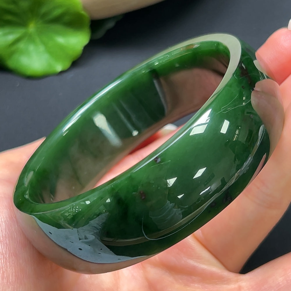 Hetian Jade Jasper Round Bracelet
