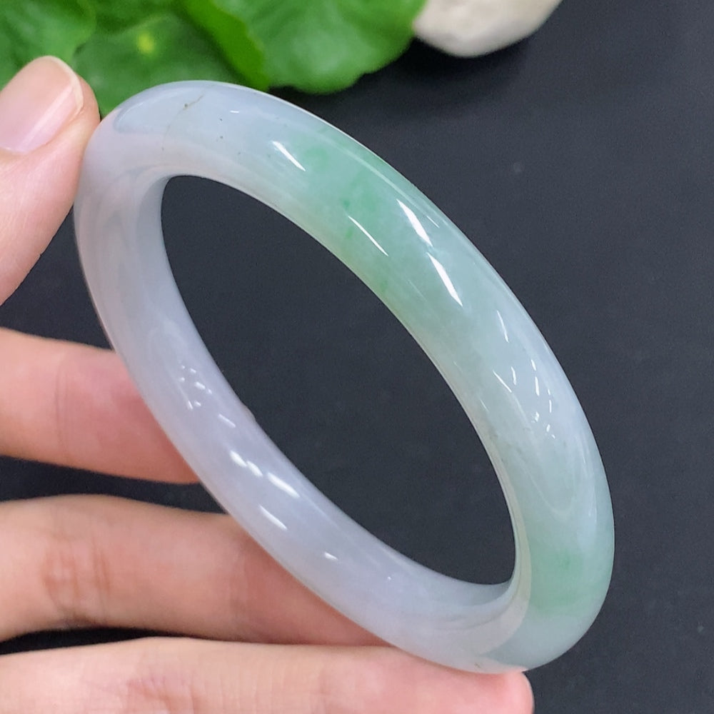 Jadeite Round Bangle Size 55.3 Total Weight Approx. 46.7g