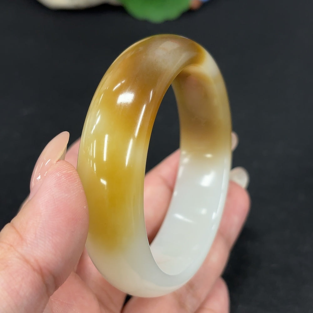 Hetian Jade Round Bracelet