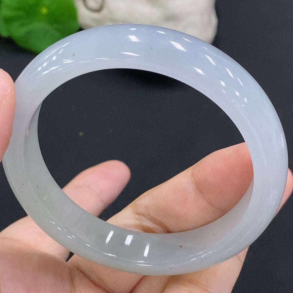 Jadeite Round Bangle Size 56.6 Total Weight Approx. 56.1g