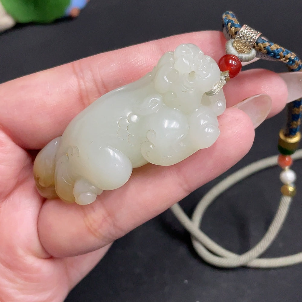 Hetian Jade Pendant Rui Beast