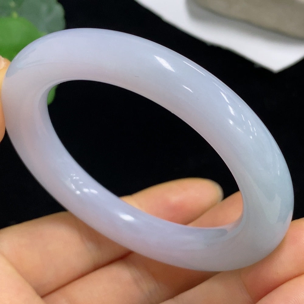 Jadeite Round Bangle Size 52.8 Total Weight Approx. 59.38g