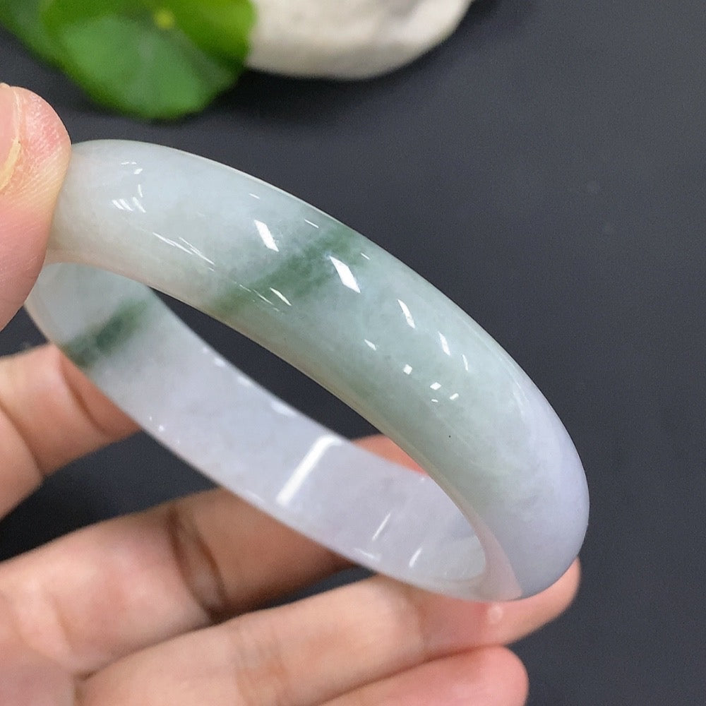 Jadeite Round Bangle Size 55.8 Total Weight 56.010g