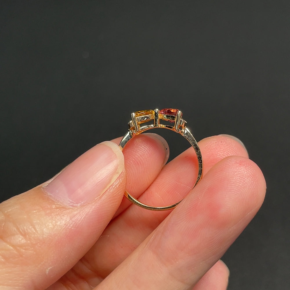 18k Tourmaline Ring Non-Diamond Total Weight Approx. 2.1g Size 12
