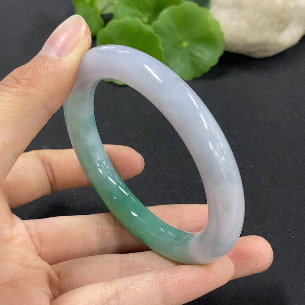 Jadeite Round Bangle Size 54.1 Total Weight Approx. 50g