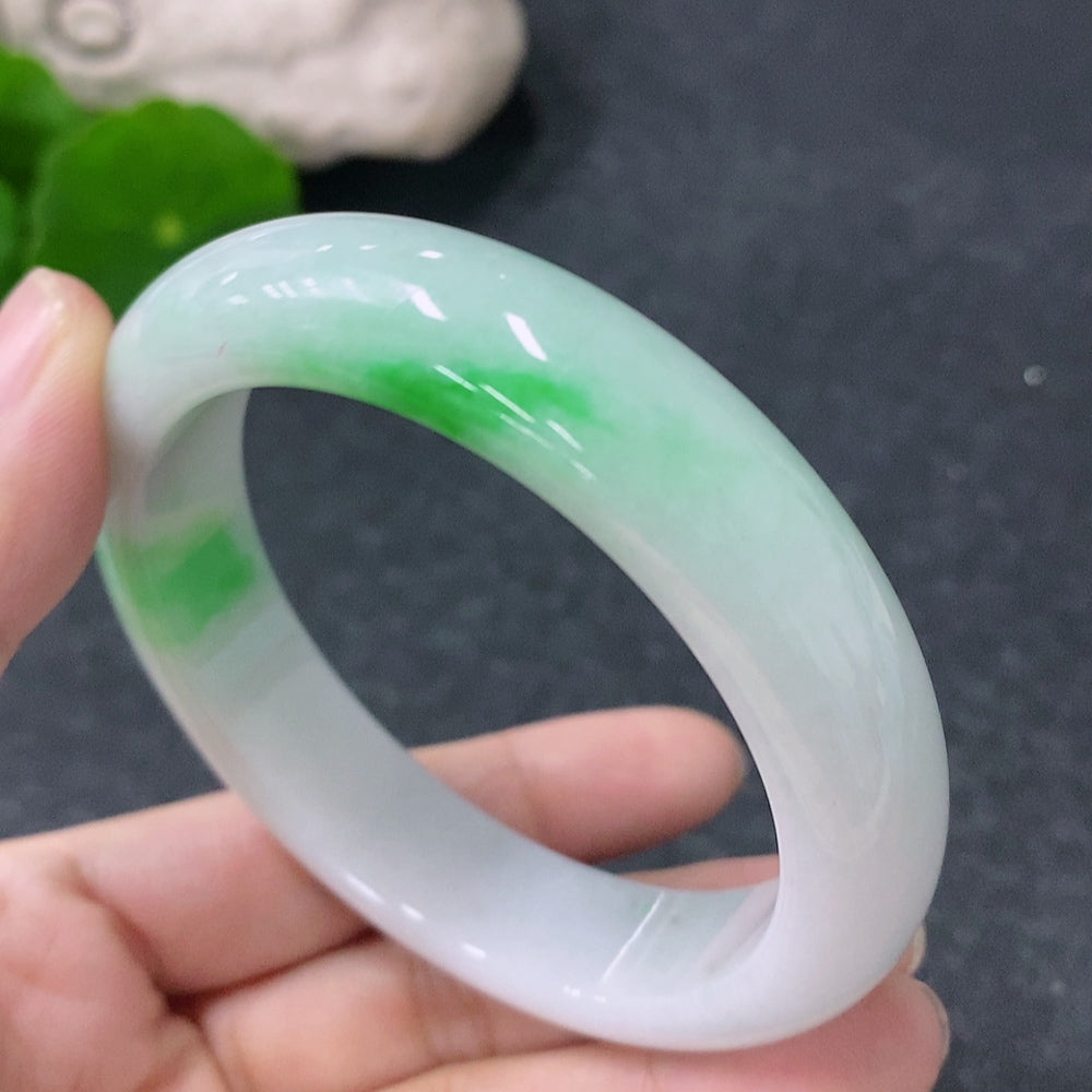 Jadeite Regular Bracelet Size 54mm Total Weight Approx. 57.67g