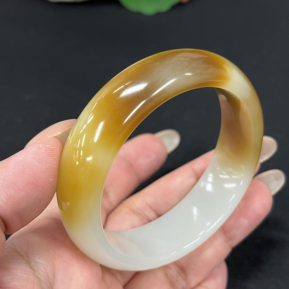 Hetian Jade Round Bracelet
