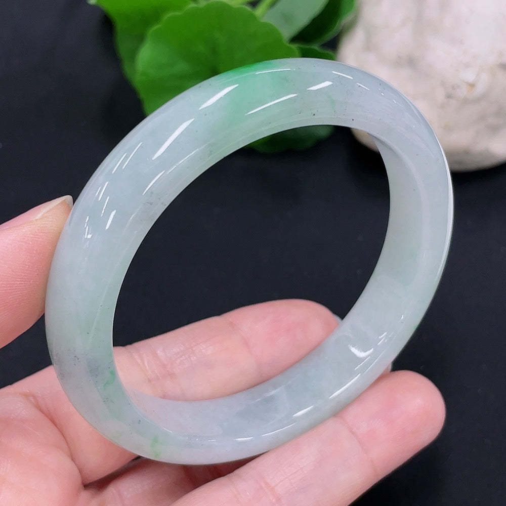 Jadeite Round Bangle Size 56 Total Weight Approx. 52.2g