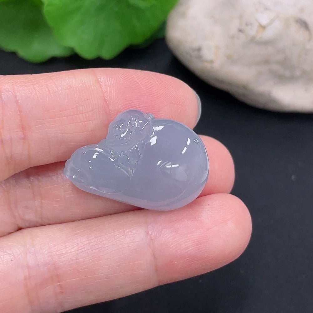 Jadeite Money Bag Pendant, Total Weight Approx. 8.8g