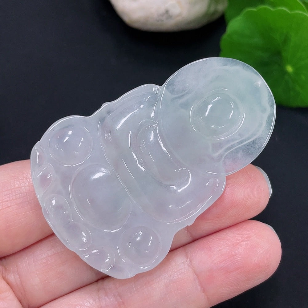Jadeite Pendant Guanyin Total Weight Approx. 20.39g