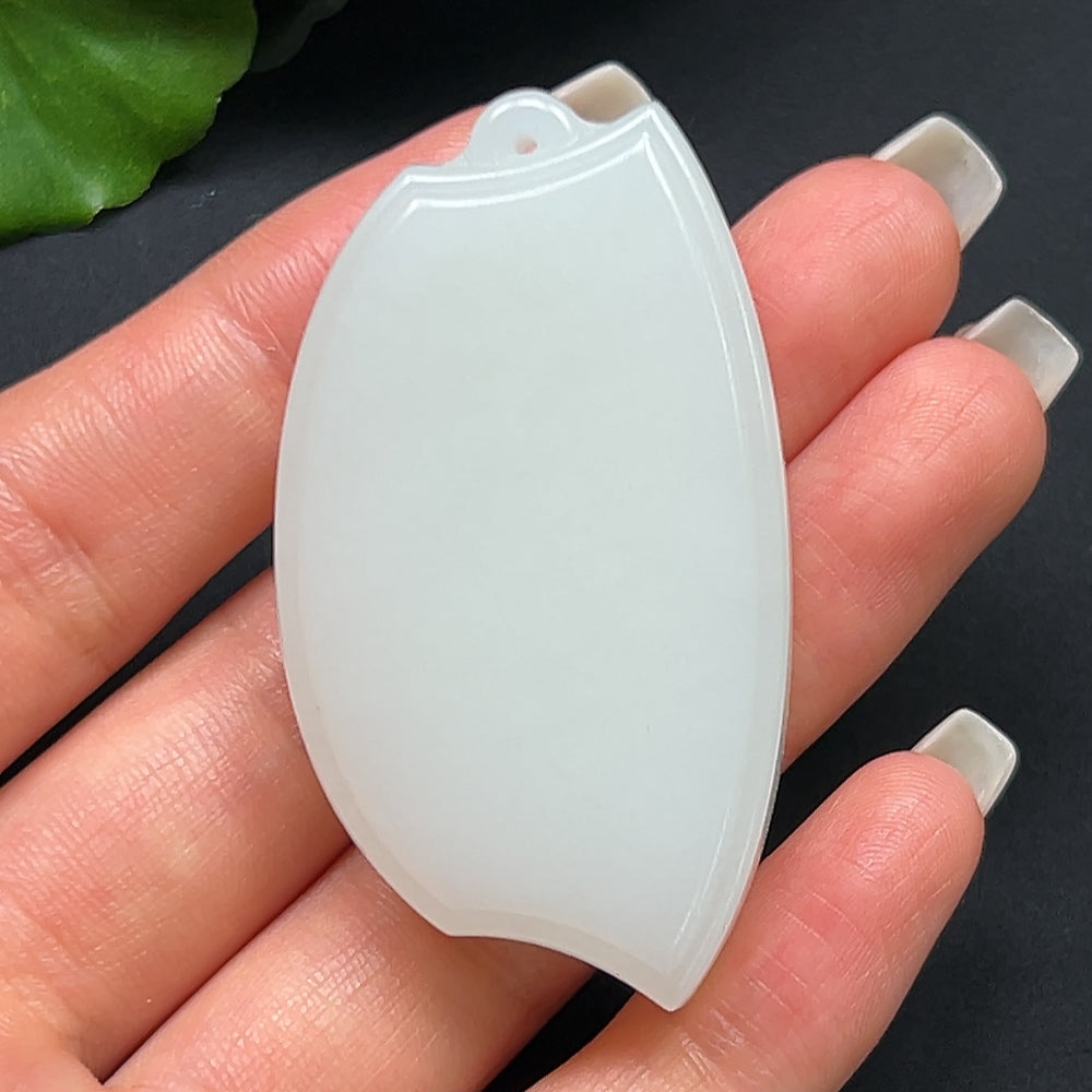 Hetian Jade Freeform Pendant
