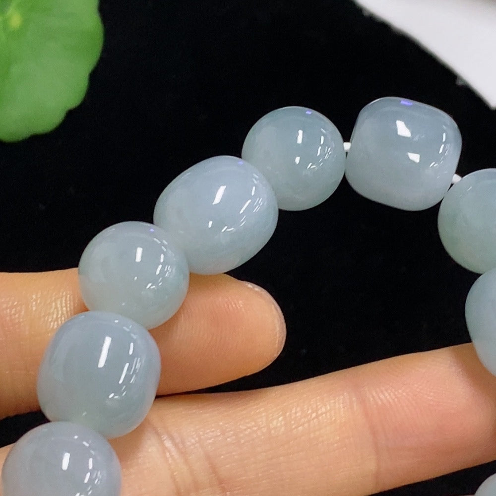 Jadeite Bracelet Approx.12.6mm Total Weight Approx.59.66g
