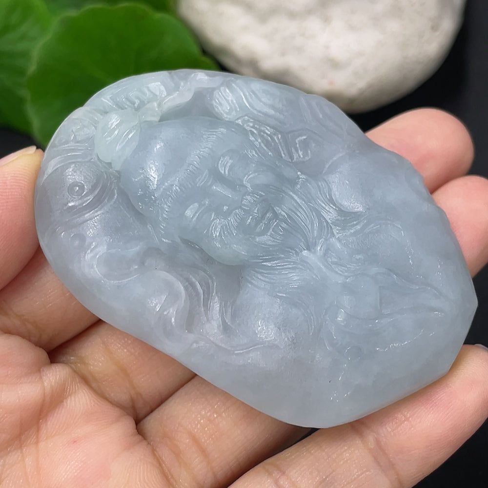 Jadeite Rough Pendant Total Weight Approx. 64.5g