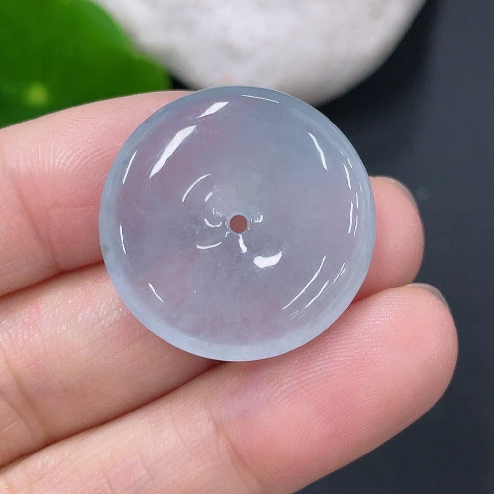 Jadeite Pendant Peace Button with a total weight of approximately 6.1g