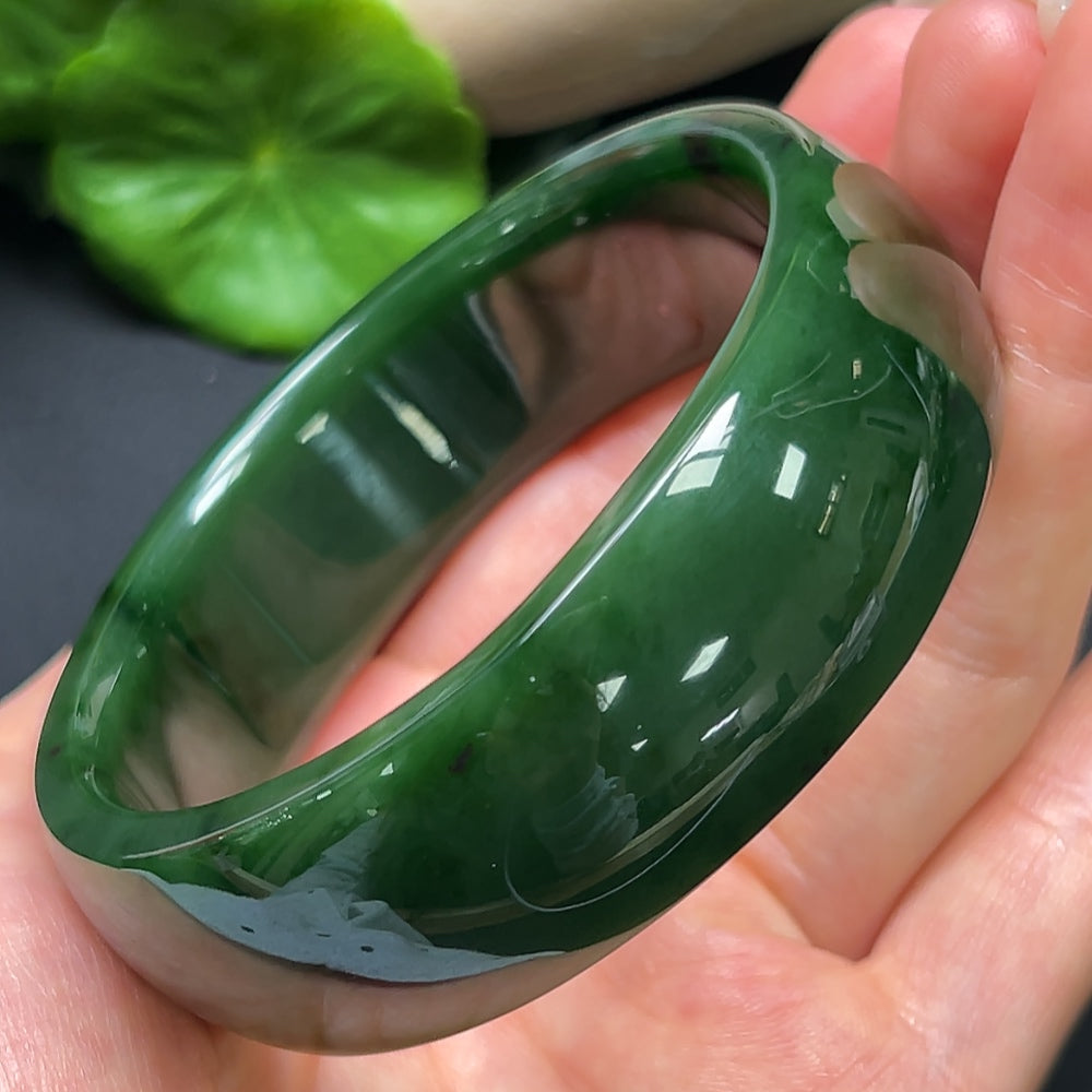Hetian Jade Jasper Round Bracelet