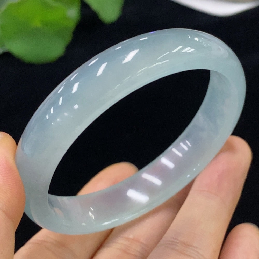 Jadeite Round Bangle Size 55.5 Total Weight Approx. 41.01g [Total Value: $15,919 USD]
