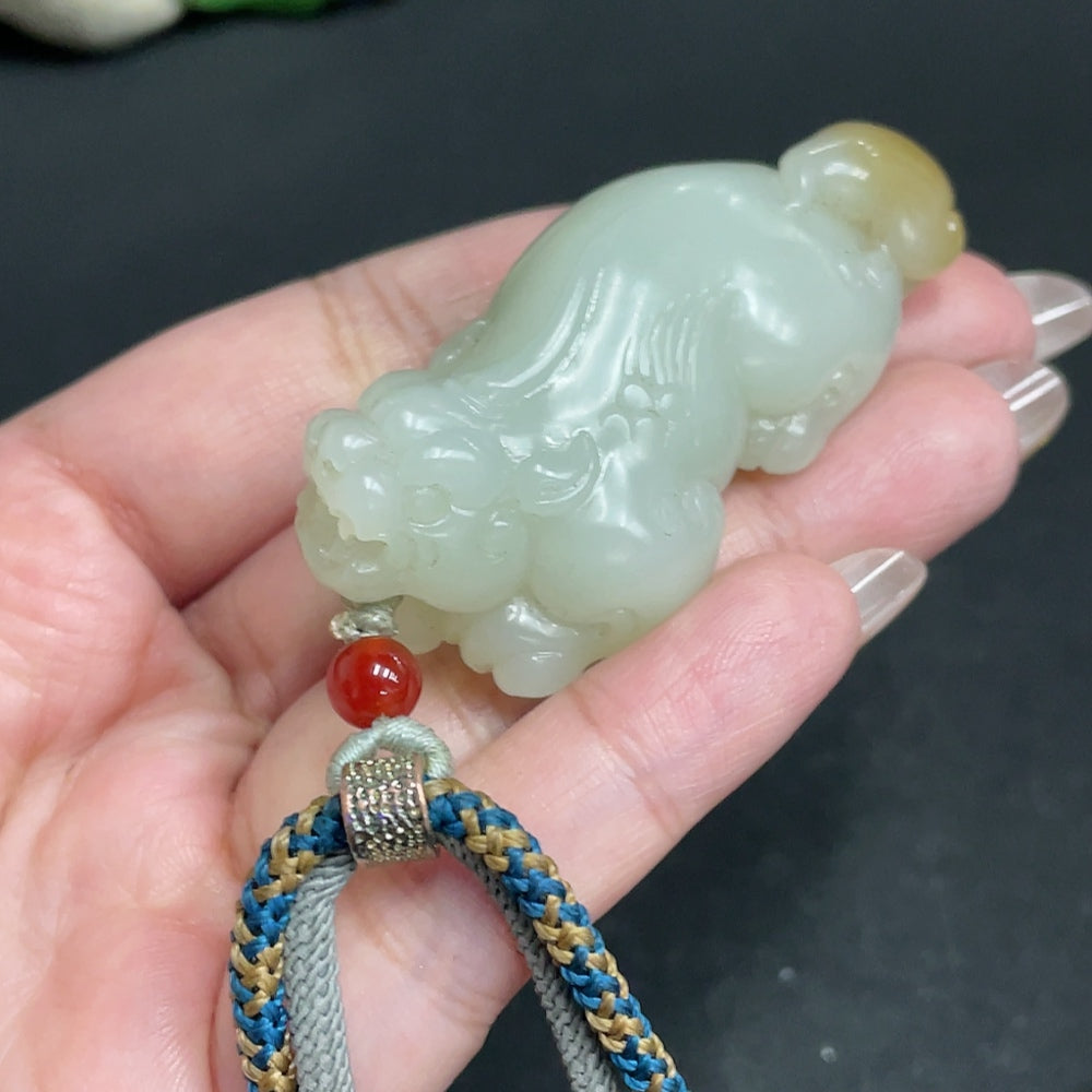 Hetian Jade Pendant Rui Beast