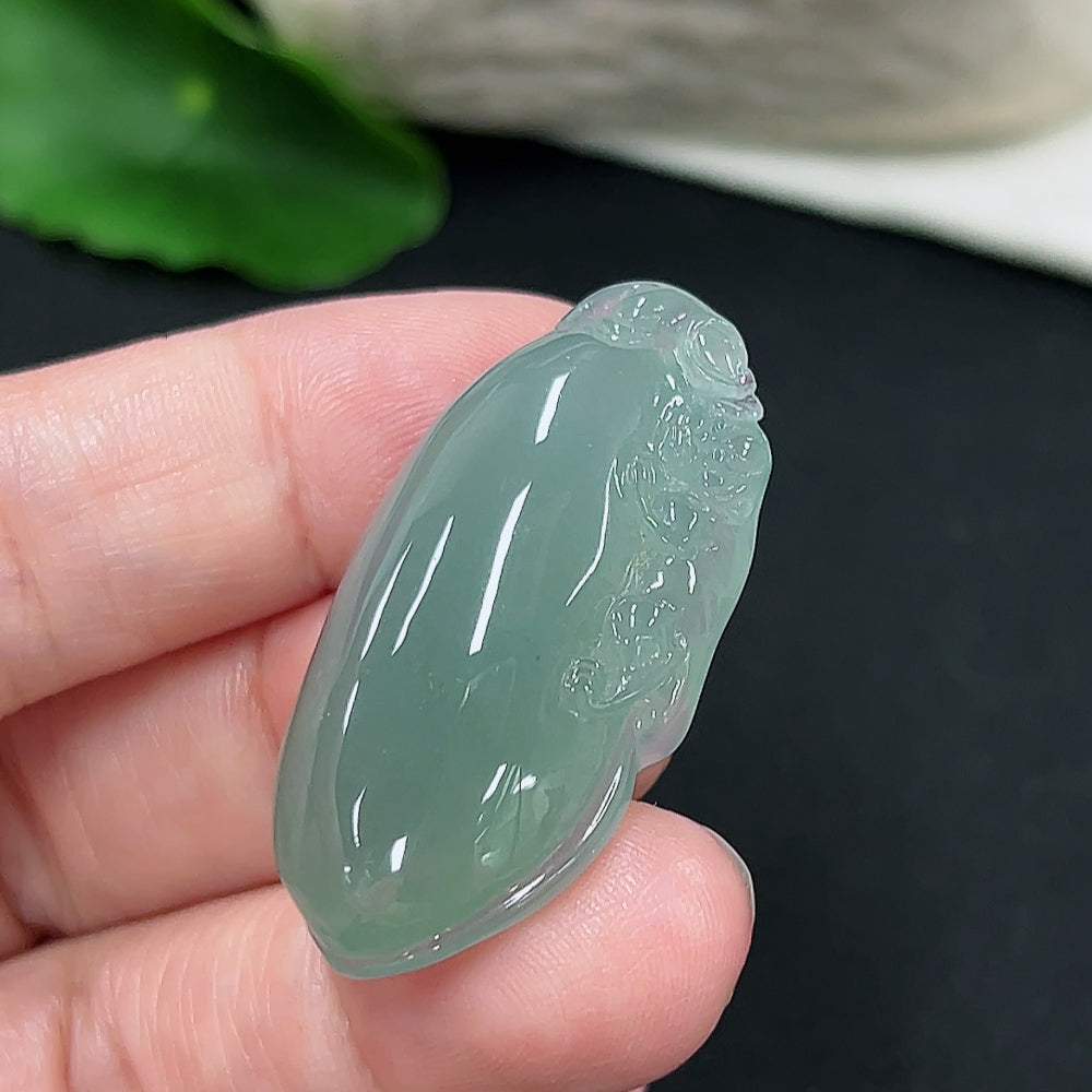 Jadeite Fu Shou Pendant