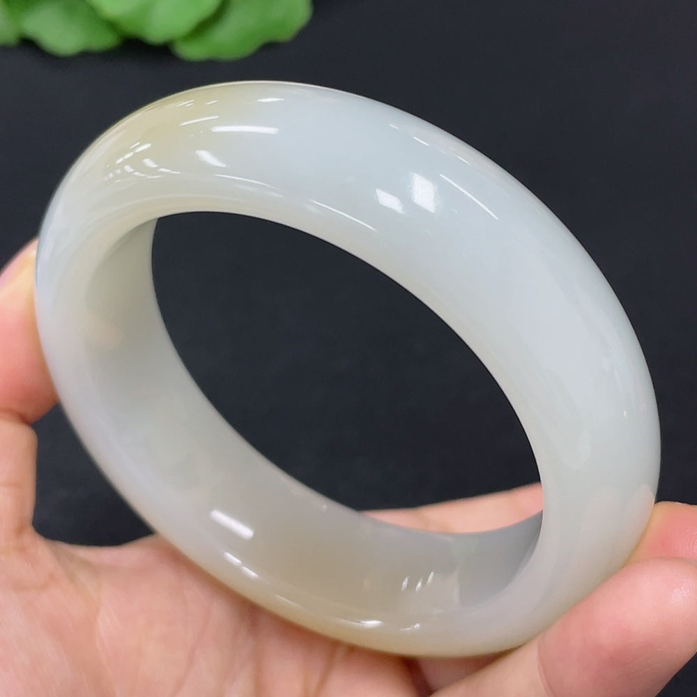 Hetian Jade Round Bracelet