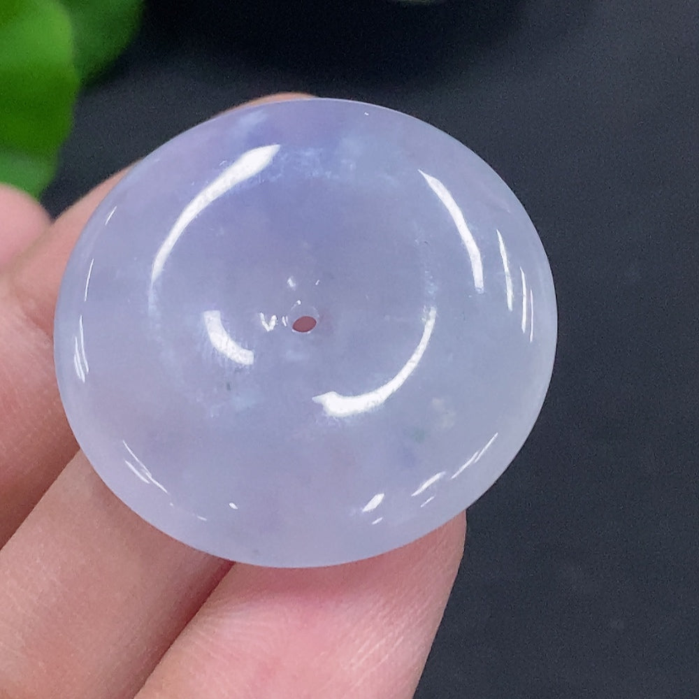 Jadeite Peace Button, total weight approx. 10.5g