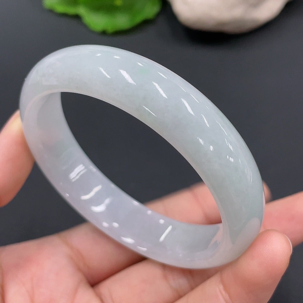 Jadeite Regular Bangle Size 55.8 Total Weight 51.697g