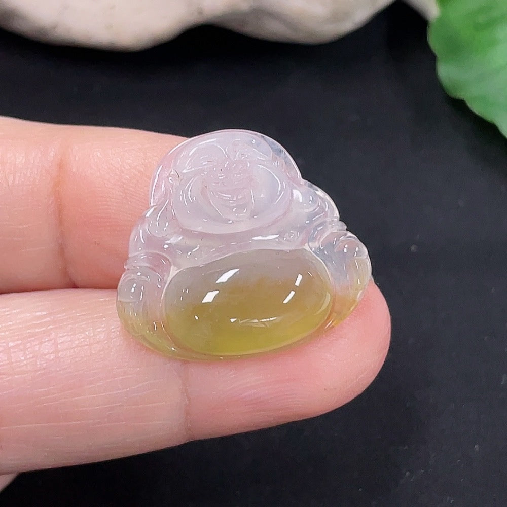 Jadeite Buddha Pendant Total Weight Approx. 3.5g