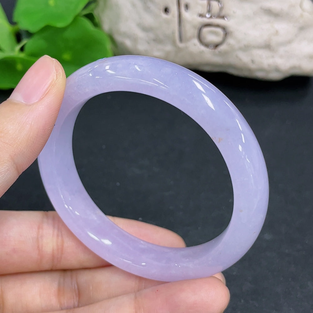 Jadeite Round Bracelet Repaired Total Weight Approx. 46.4g Size 52