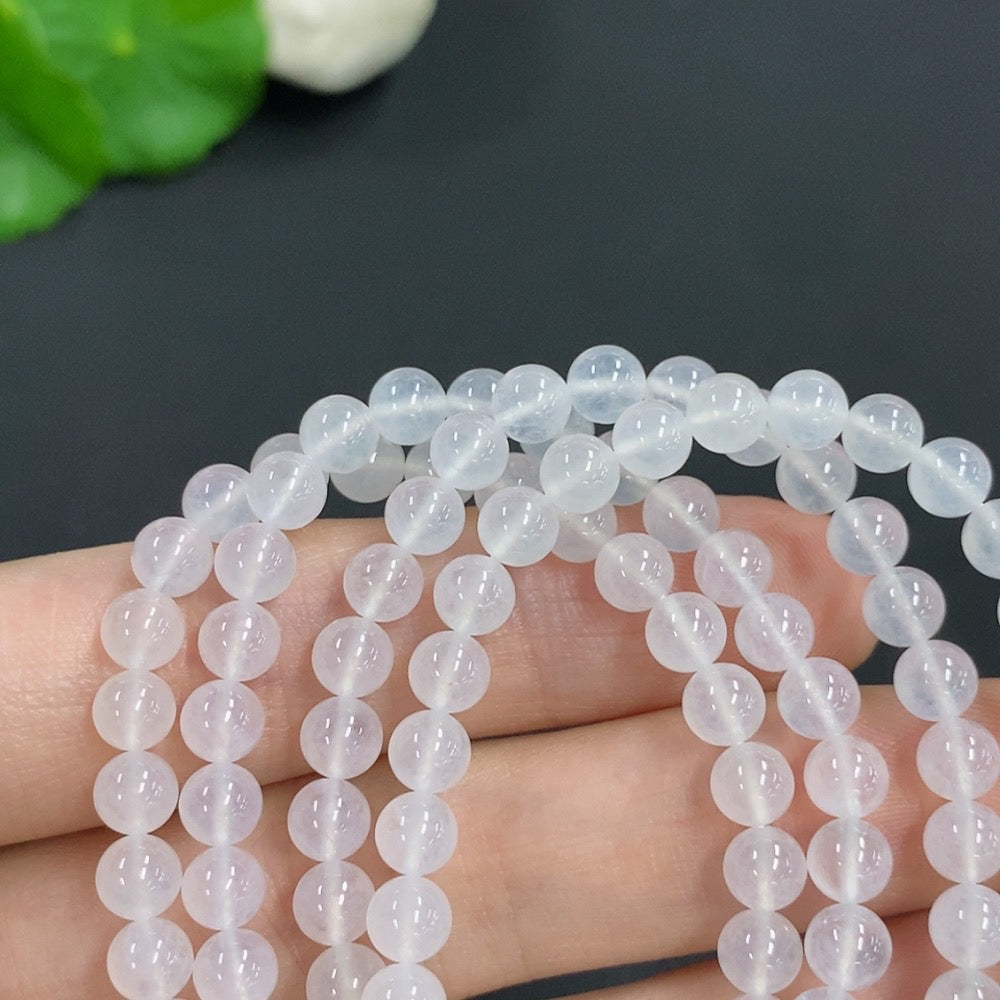 Jadeite Bead Necklace Non-Gold