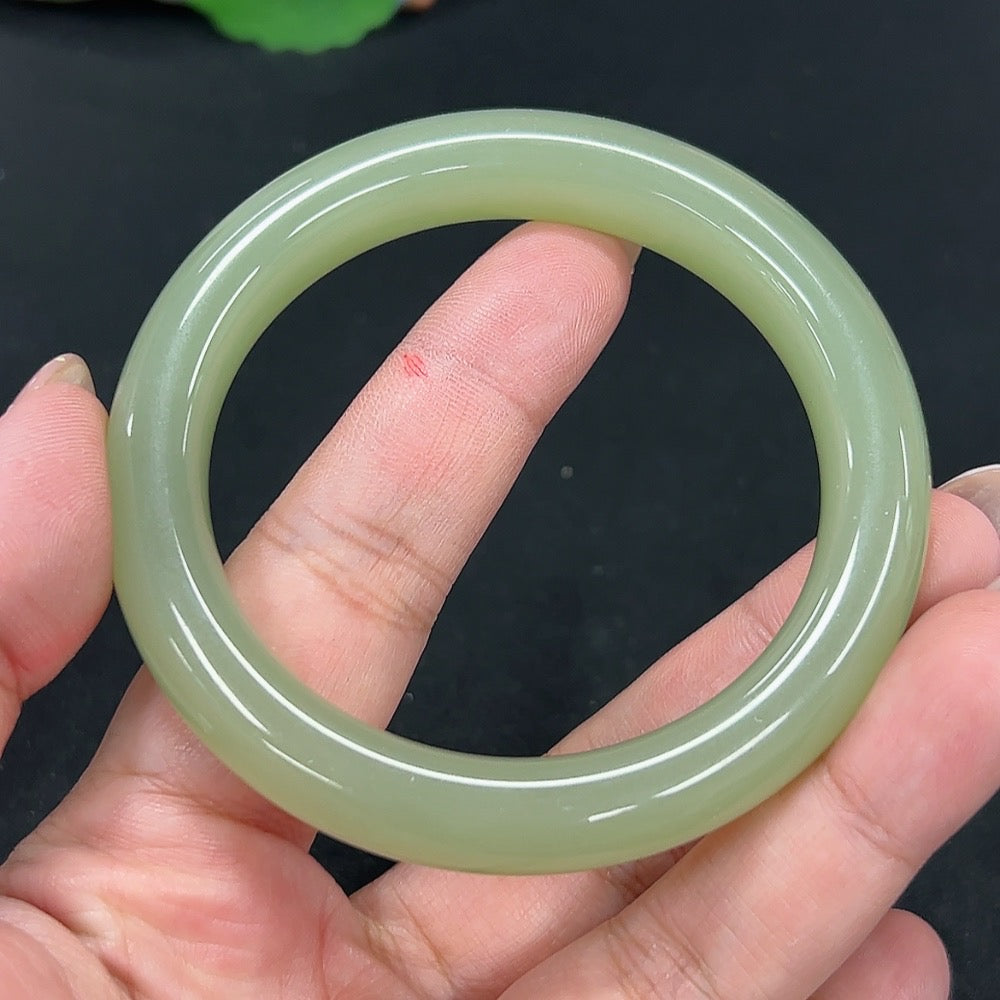Hetian Jade Bracelet Size 57.5 Total Weight Approx. 55.4g