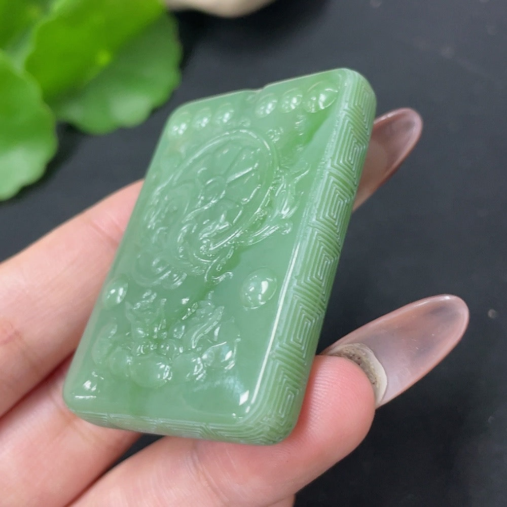 Hetian Jade Jasper Pendant - Immediate Success - Total Weight Approx. 46.2g
