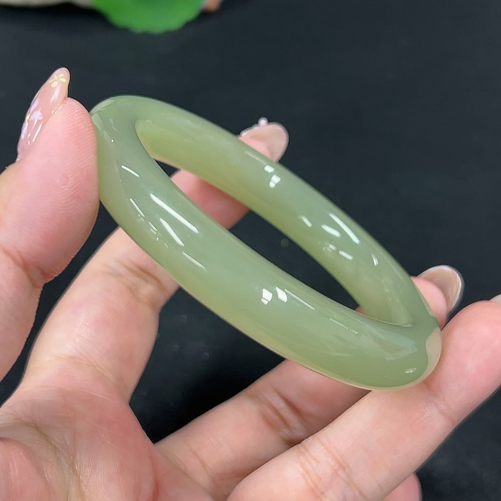 Hetian Jade Bracelet Size 57.5 Total Weight Approx. 55.4g